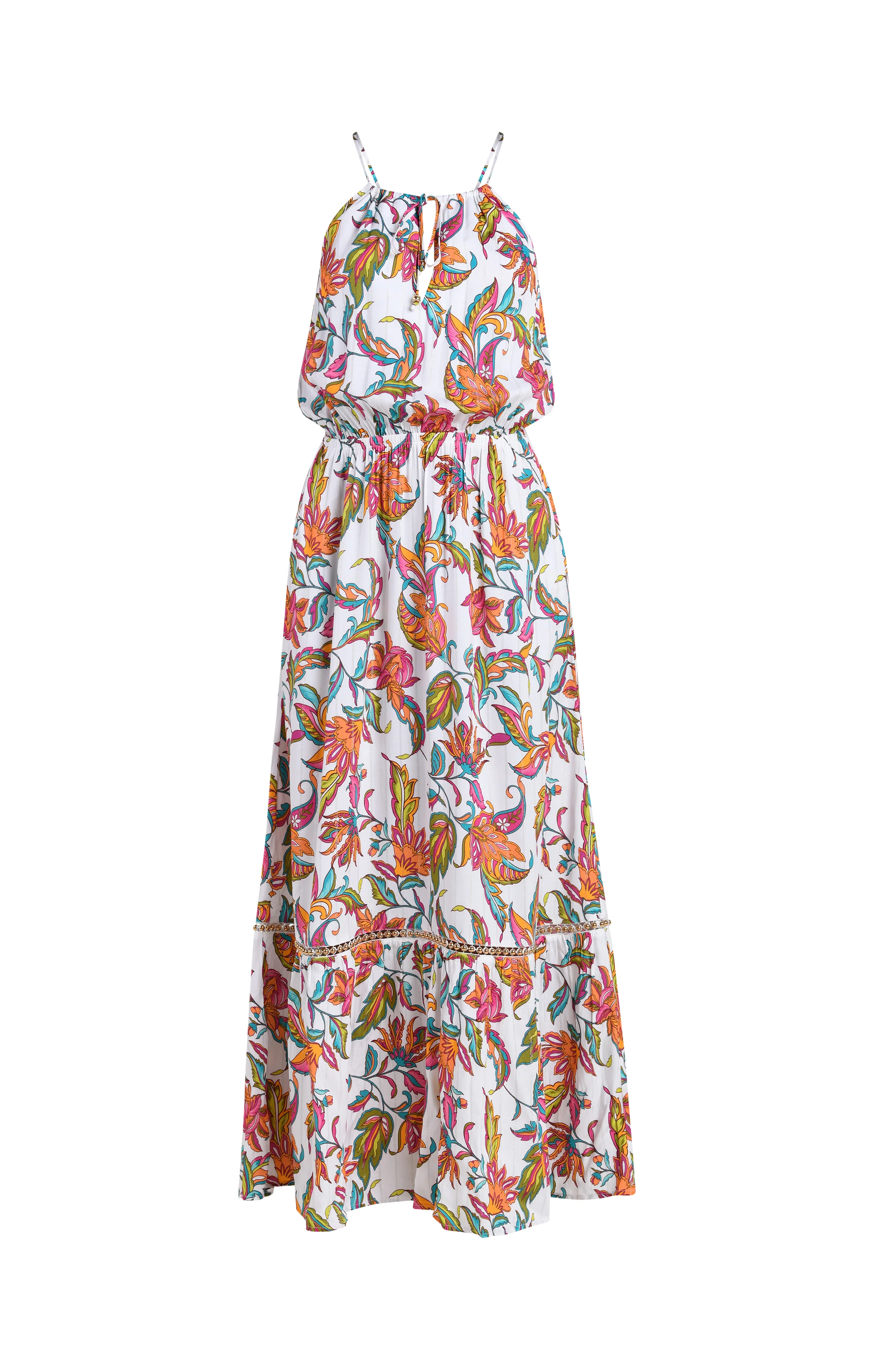 Sunshine 79 Wild Vines Tiered Maxi Dress - Image 3
