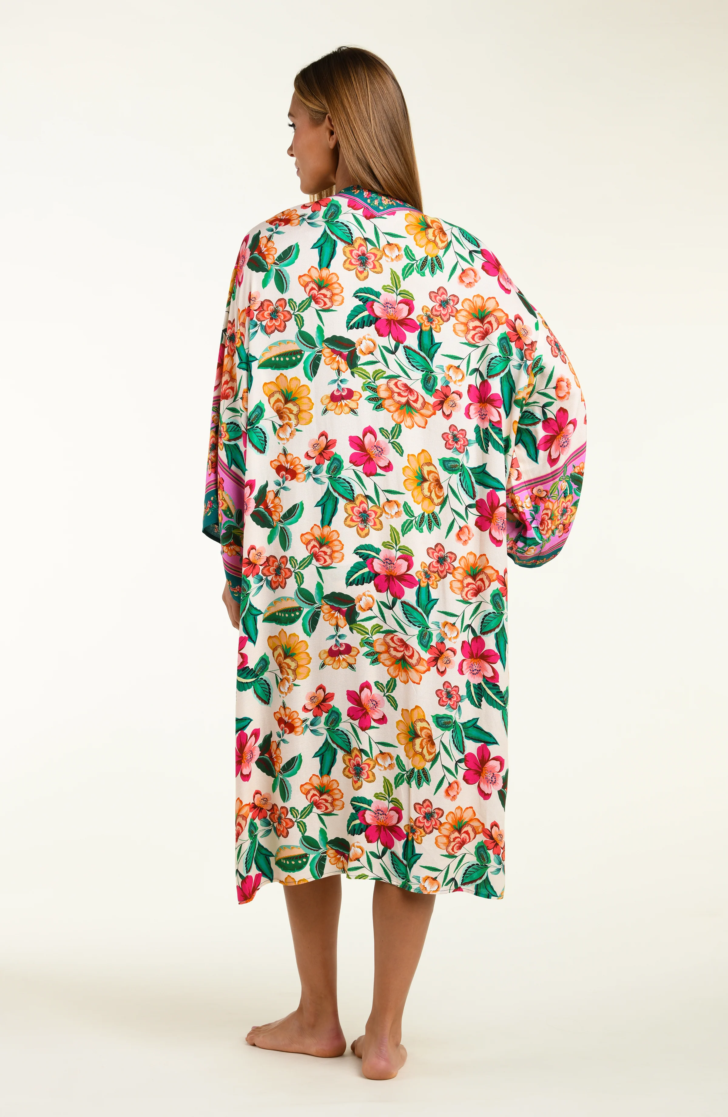 Sunshine 79 Zen Garden Long Kimono - Image 4