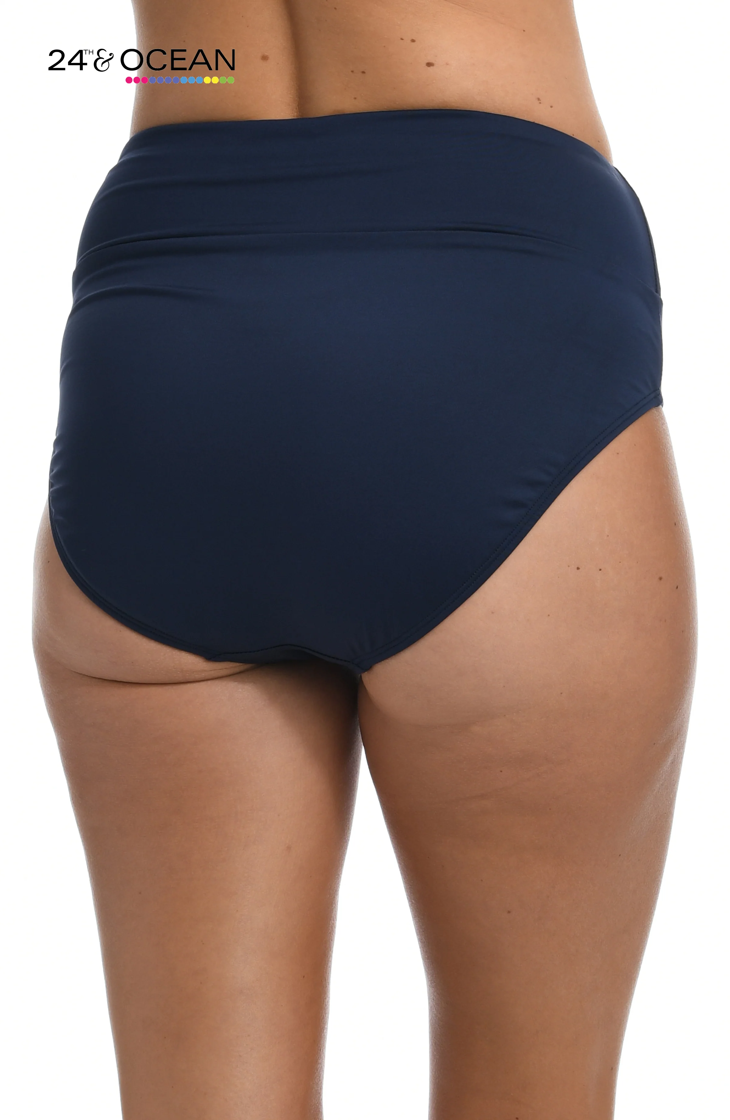 24th & Ocean Solids High Waist Bottom - FINAL SALE - Image 2
