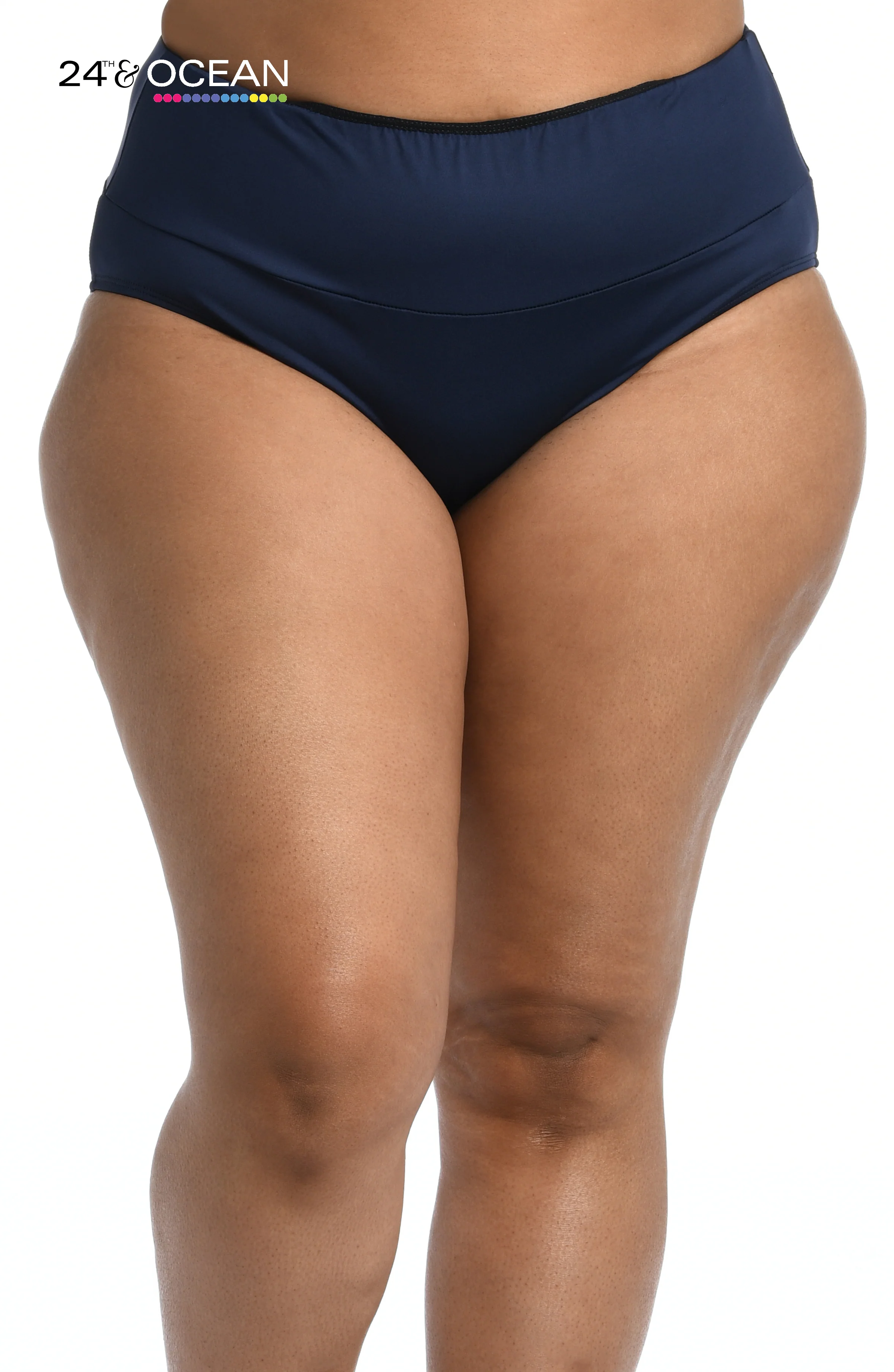 24th & Ocean Solids High Waist Bottom - FINAL SALE - Image 3