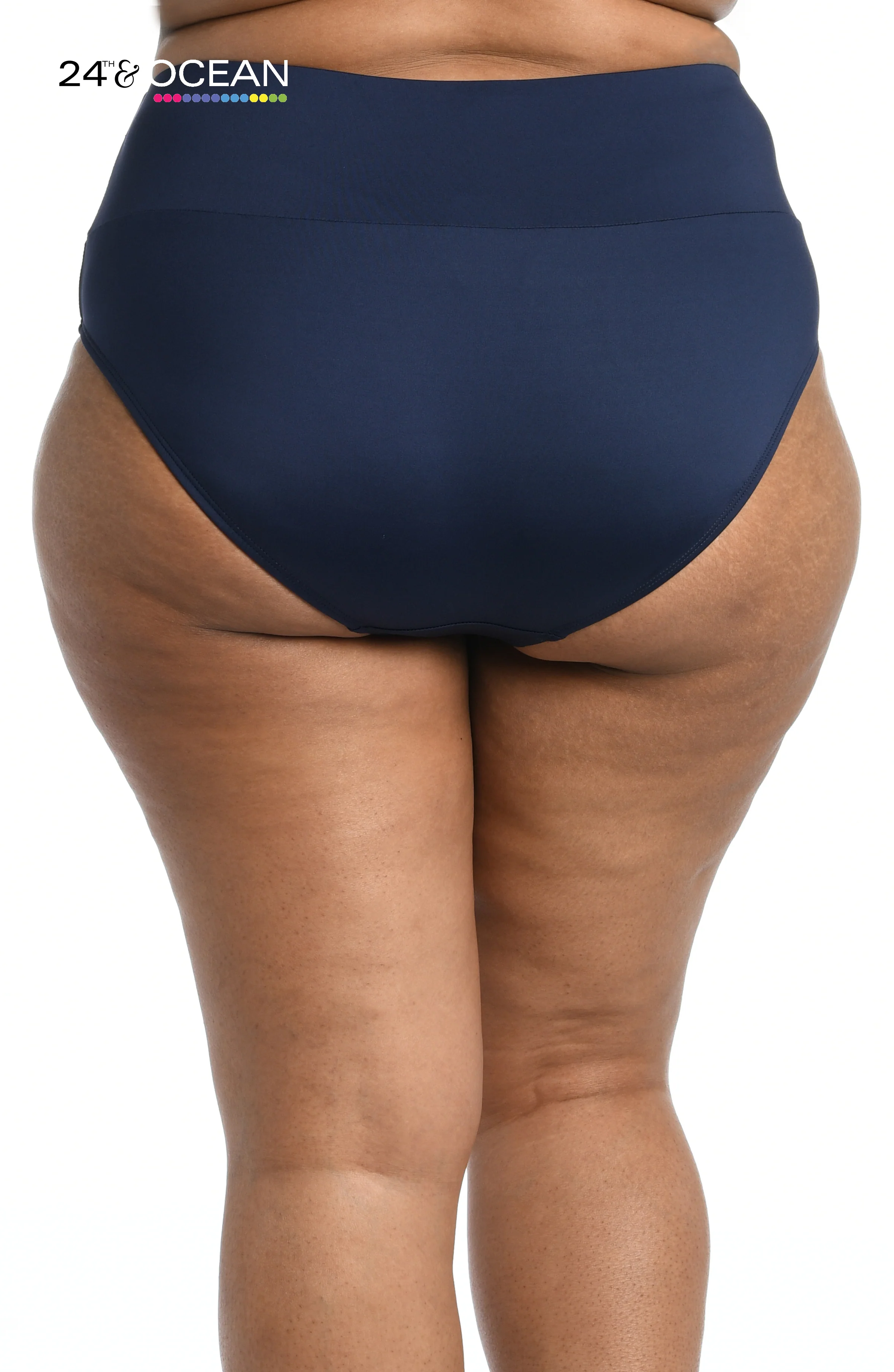 24th & Ocean Solids High Waist Bottom - FINAL SALE - Image 4