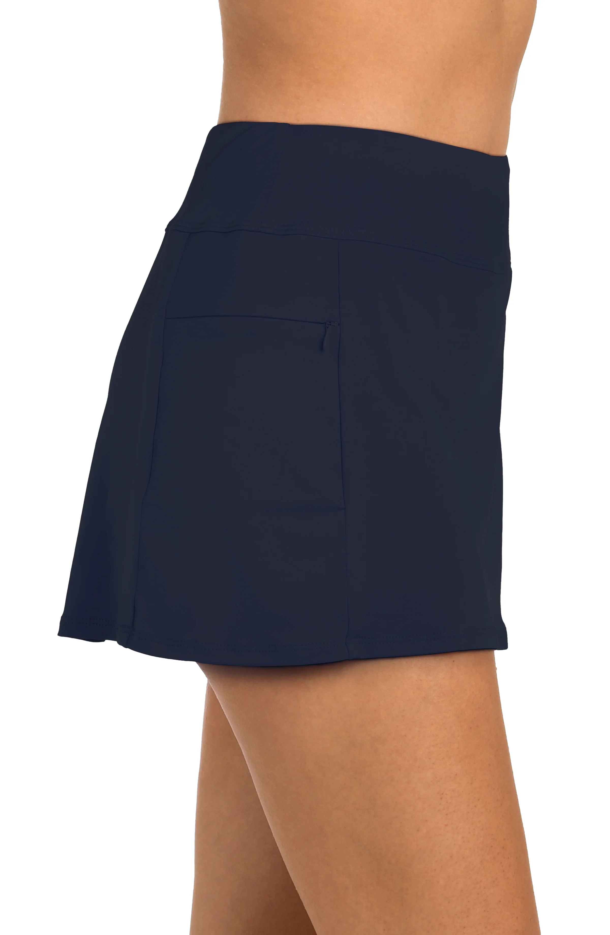 24th & Ocean Solid Swim Skort Bottom - Image 3