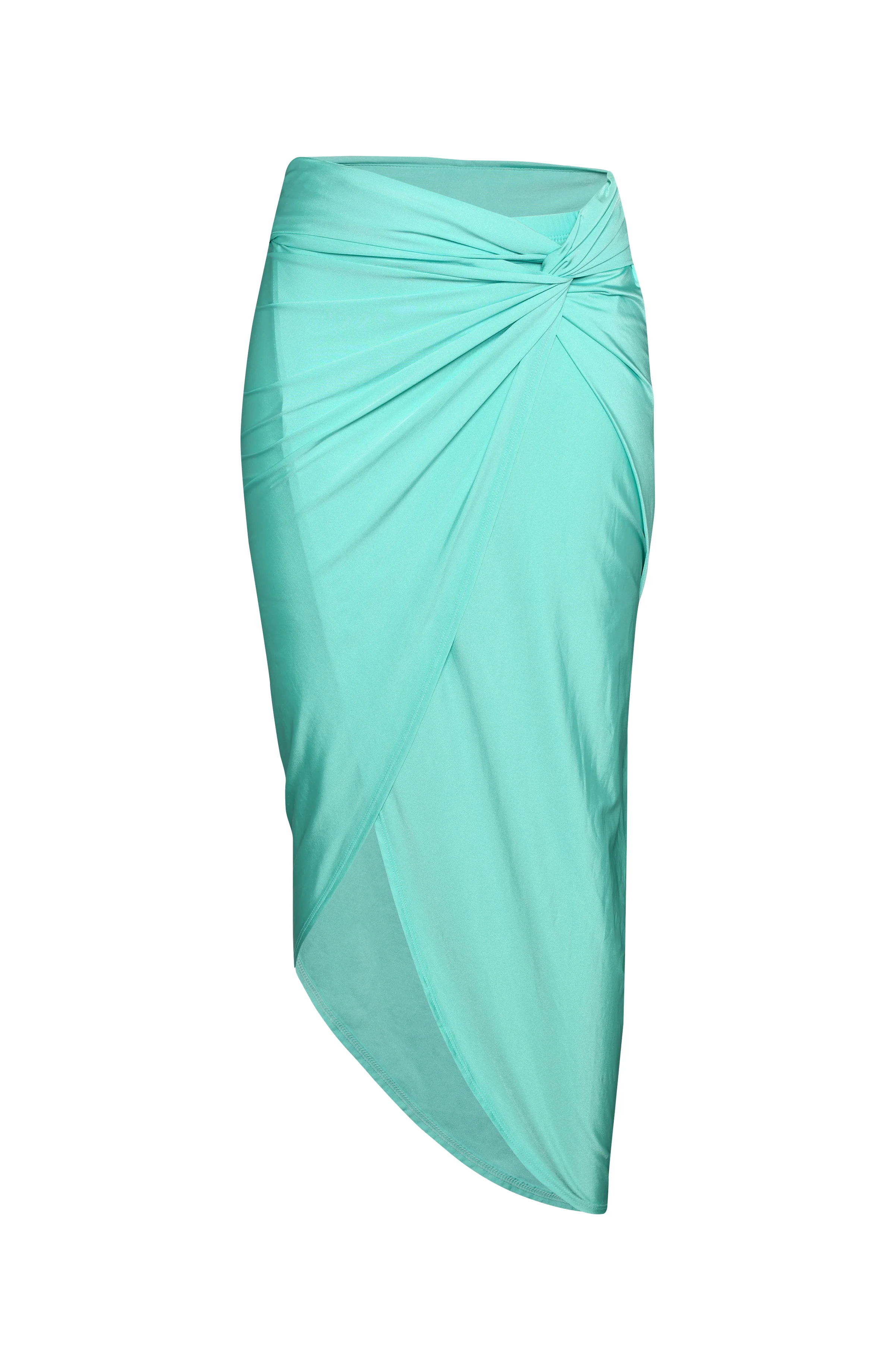 Sunshine 79 Sunshine Solids Pull-On Faux Pareo Cover Up - Seaglass - FINAL SALE - Image 7