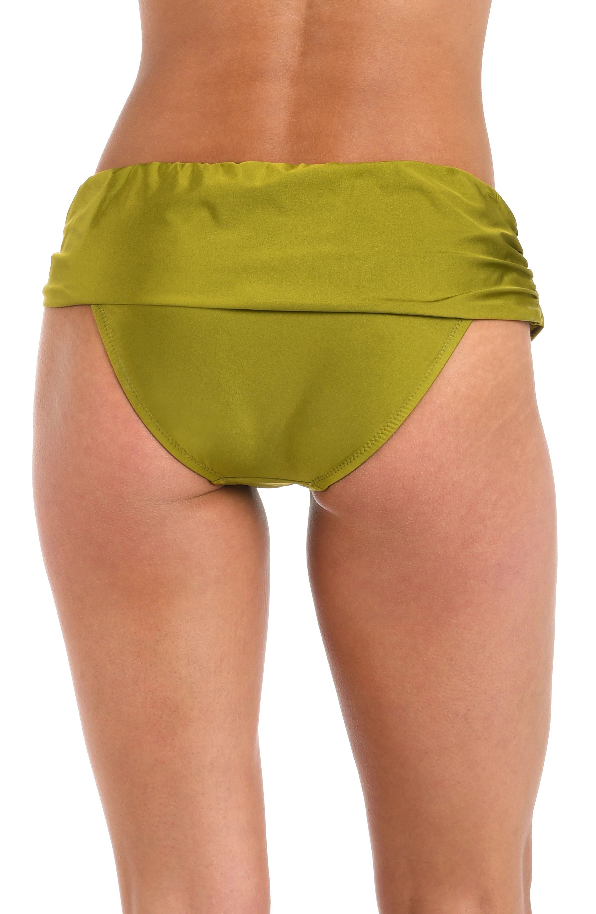 Sunshine 79 Solids Sash Hipster Bottom - Olive - Image 2