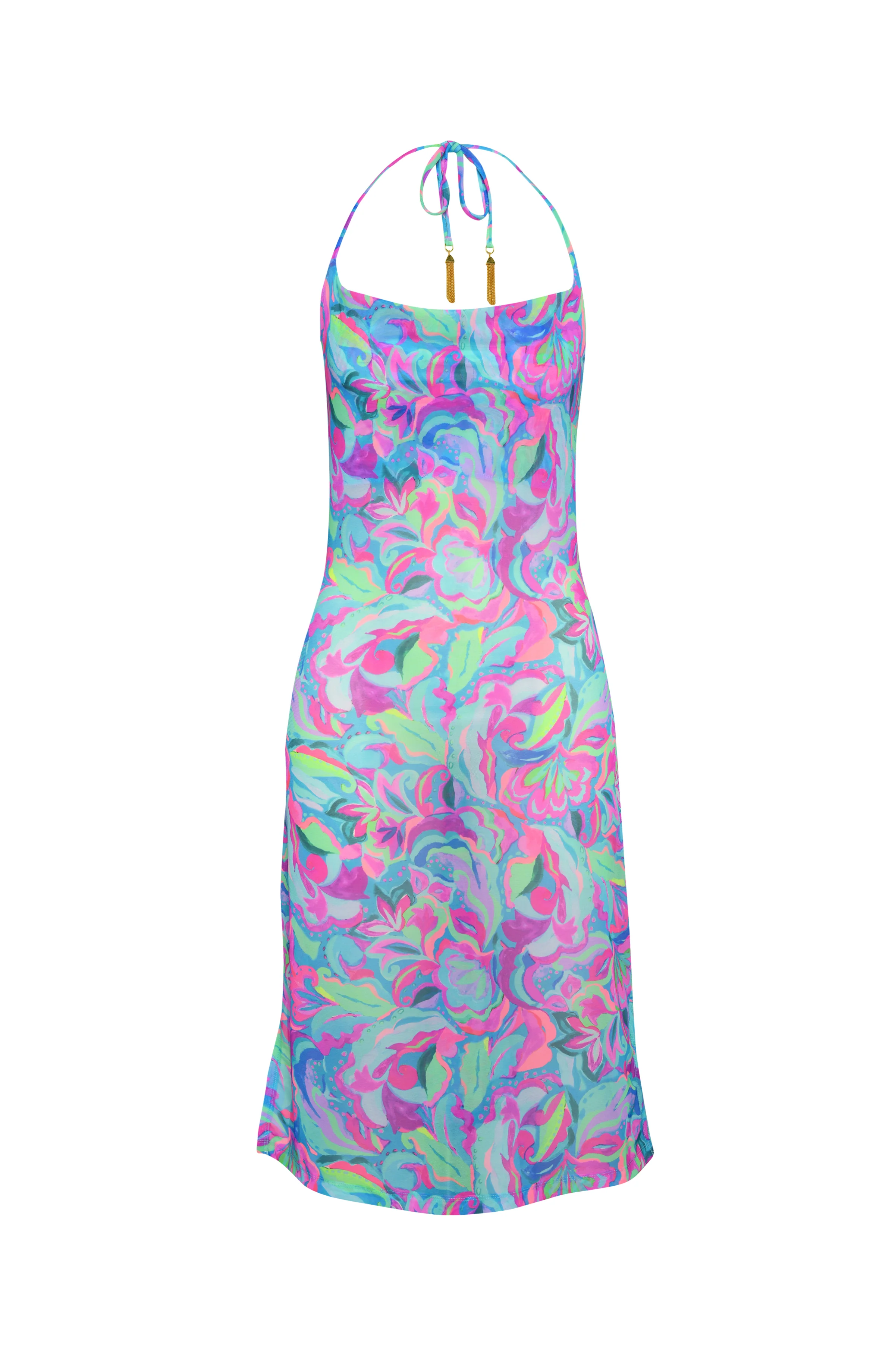 Sunshine 79 Swirltopia Halter Midi-Dress - FINAL SALE - Image 3