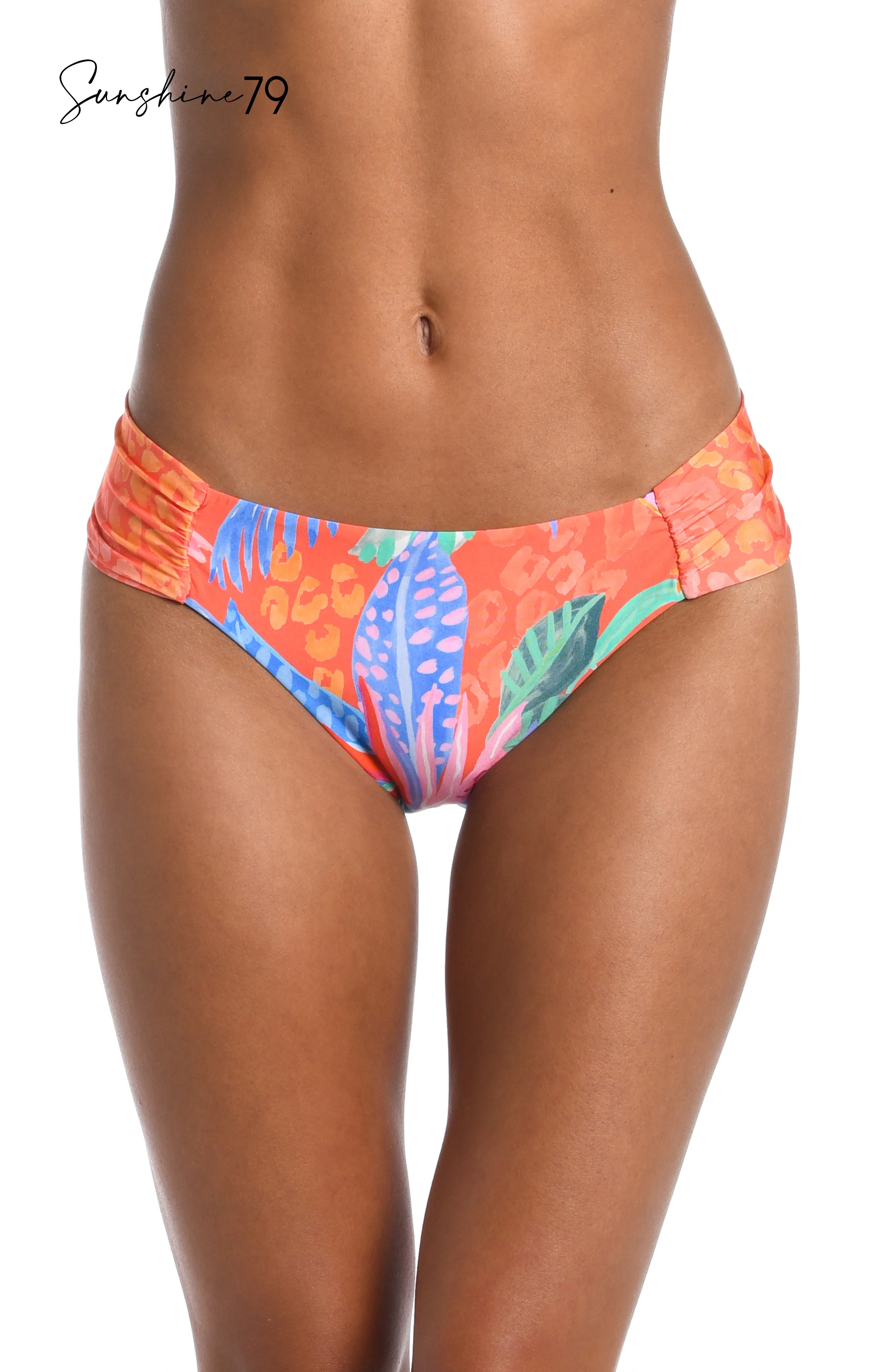 Sunshine 79 Trippy Tropics Reversible Side Shirred Hipster Bottom - FINAL SALE