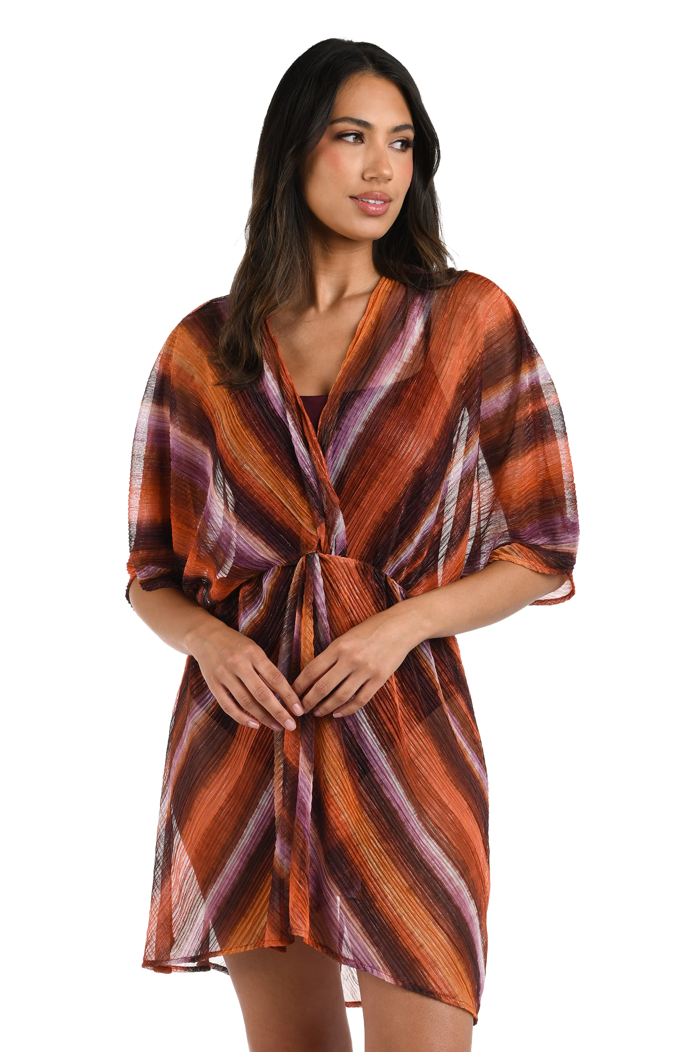 Upon The Horizon V-Neck Cover Up Dress - FINAL SALE - Image 3
