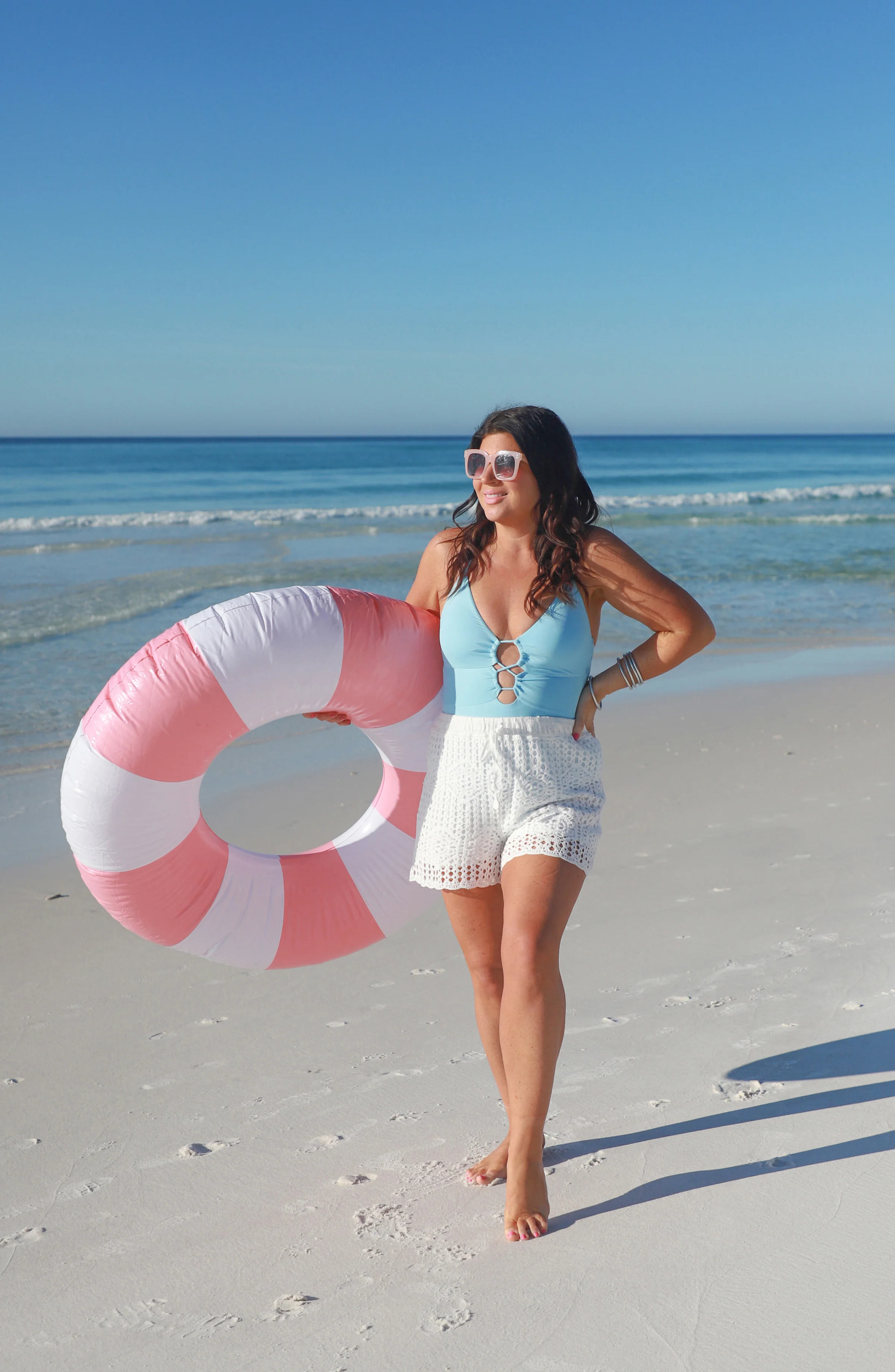 Waverly Covers Crochet Beach Shorts - Ivory - Image 10